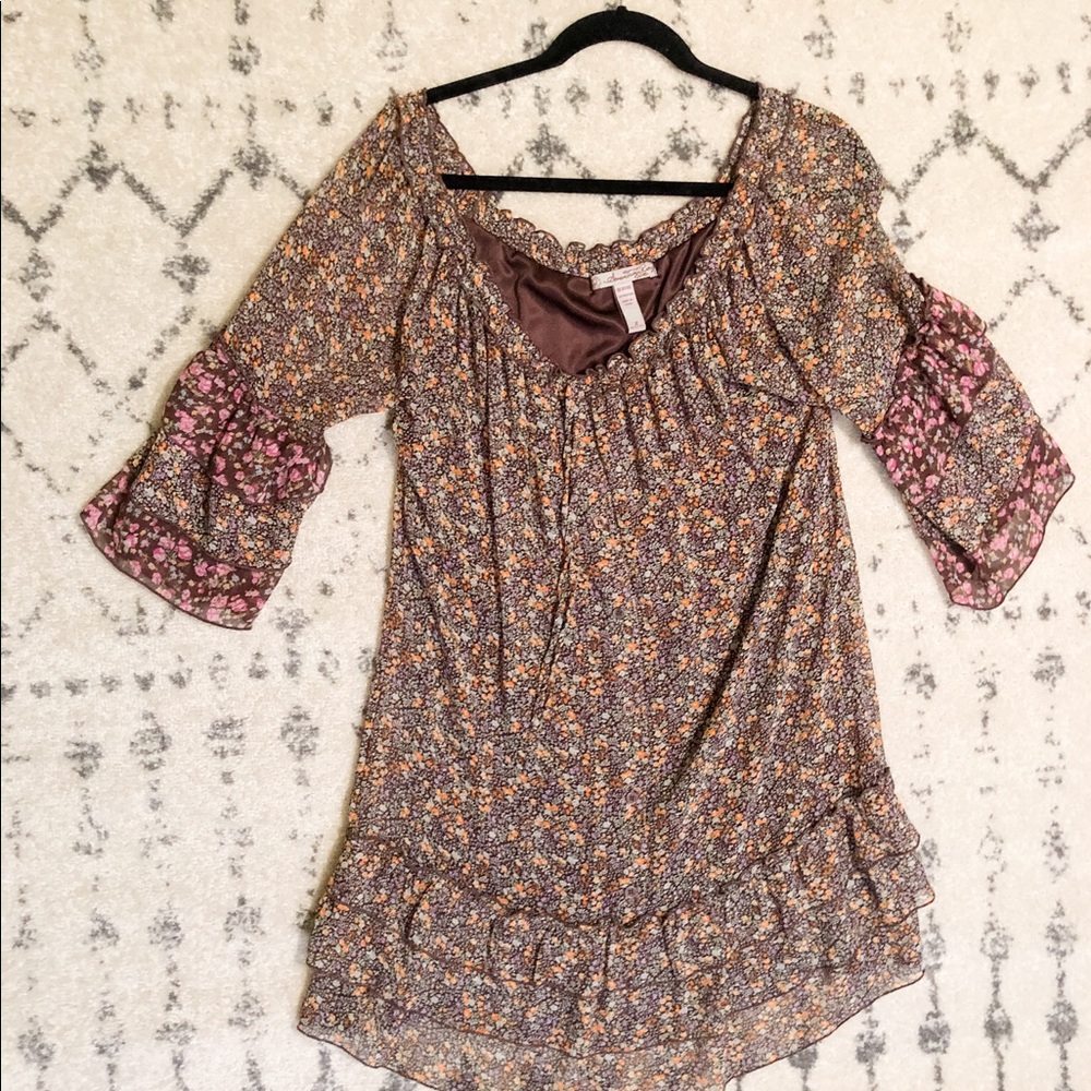 American rag peasant dress